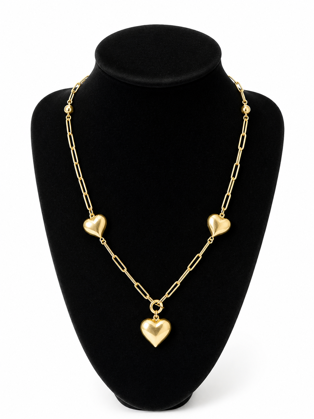 10K Gold Heart Necklace