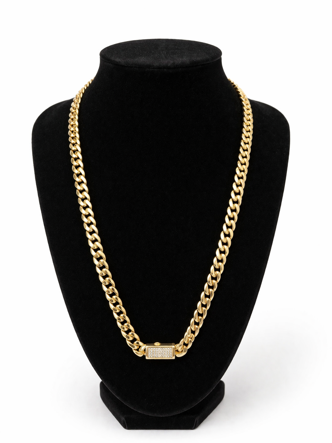 10K Italian Gold Monaco Chain